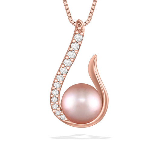 43847 - 14K Rose Gold - Eloquence Pendant