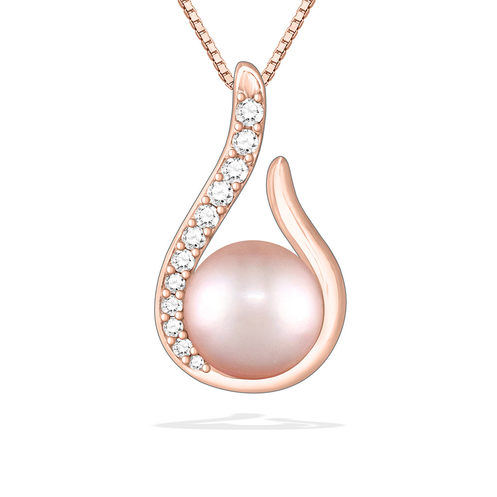 43847 - 14K Rose Gold - Eloquence Pendant