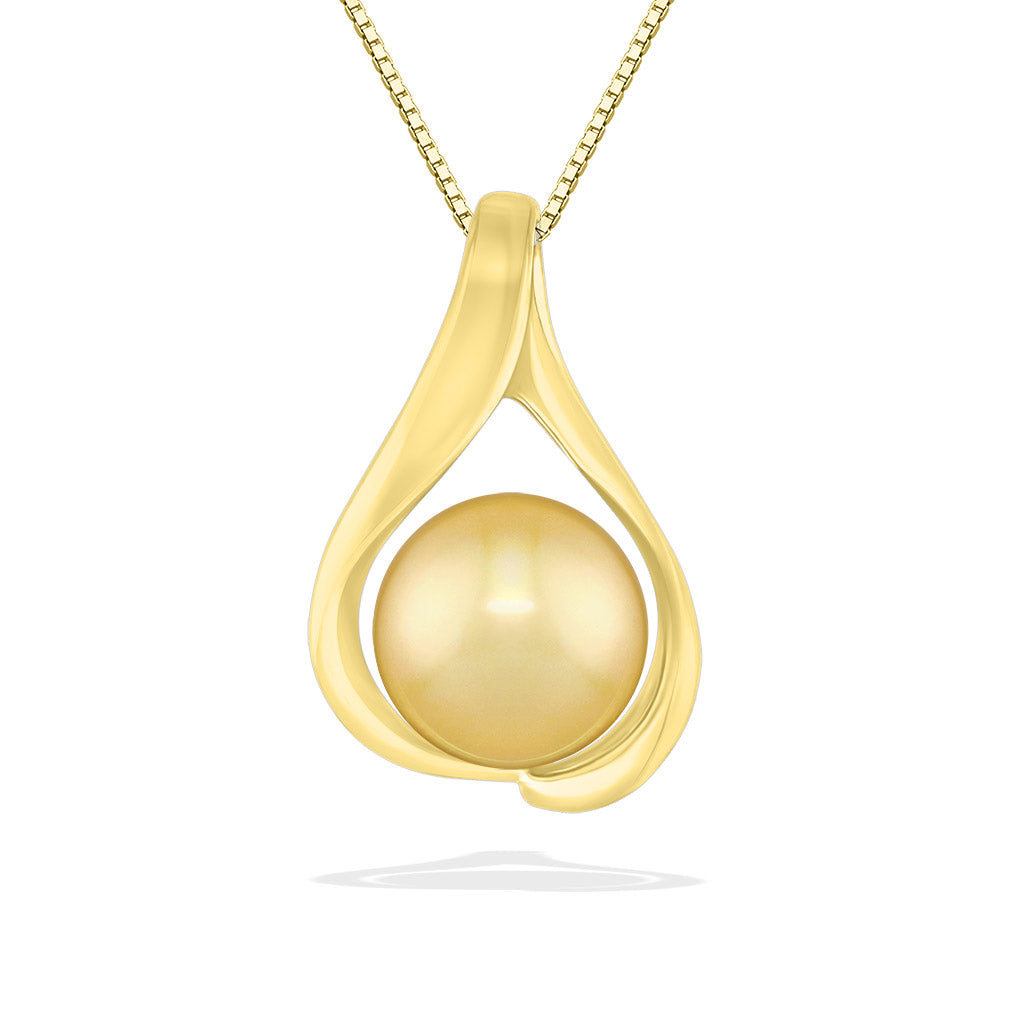 43809 - 14K Yellow Gold - Embrace Pendant